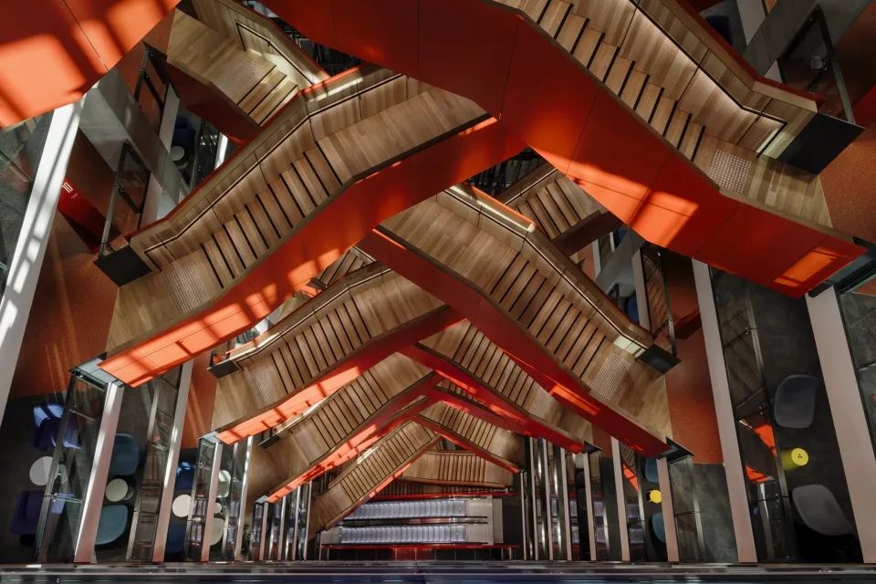 悉尼红梯 · 澳大利亚国民银行双生办公空间丨澳大利亚悉尼丨伍兹贝格-7