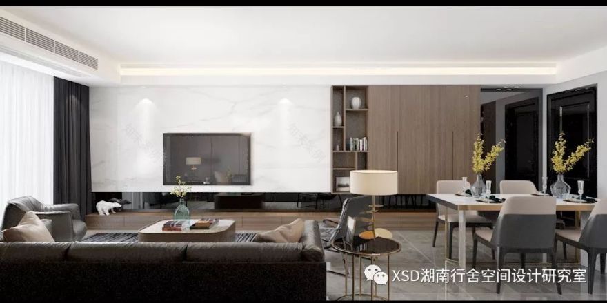 鑫远悦城•陈宅 | 95㎡现代简约三房,紧凑空间多功能设计-52