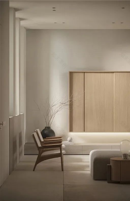 奶油色调的宁静家园丨Zeworkroom Studio-9