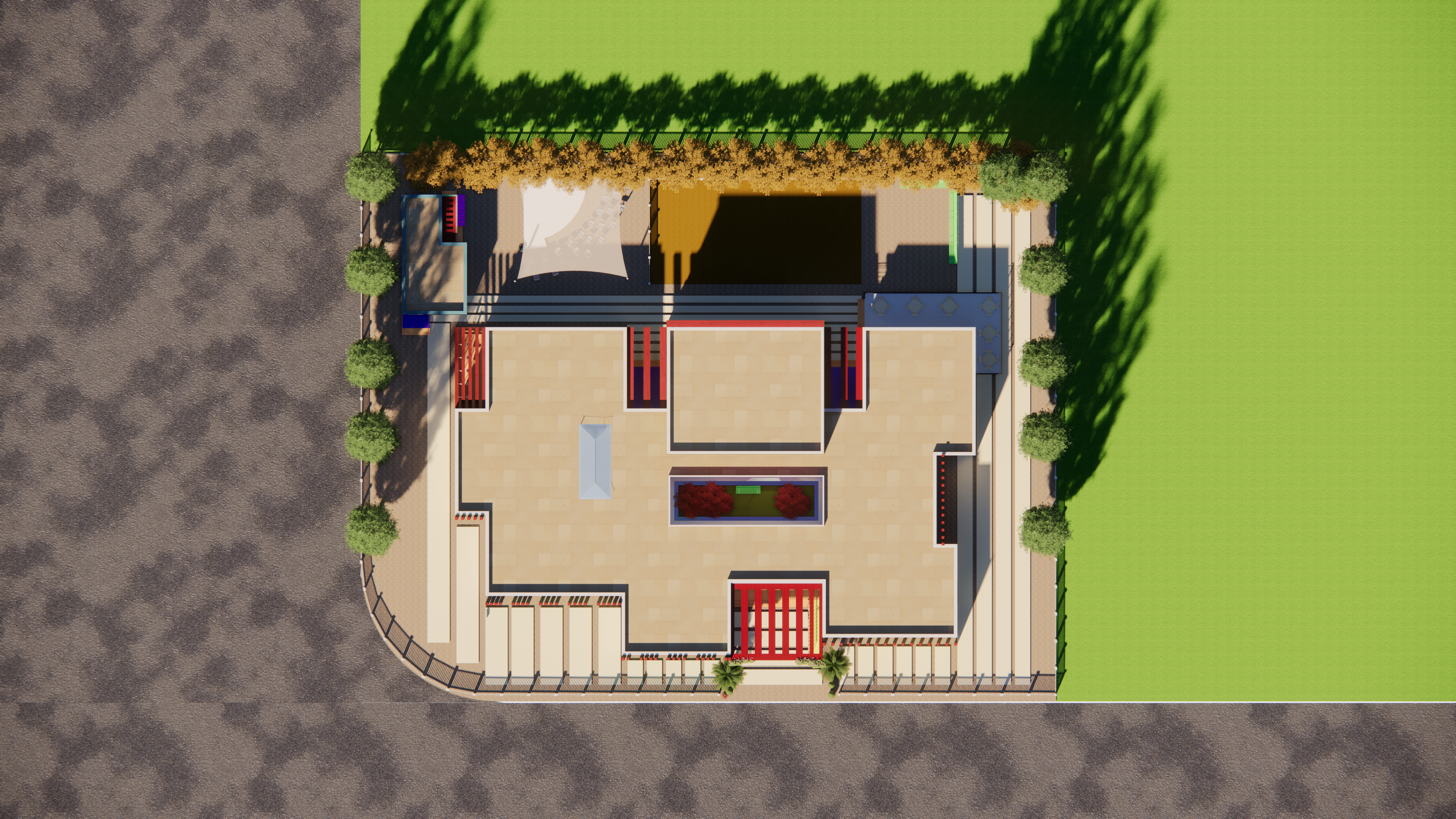 文化儿童中心项目丨美术建筑系-12