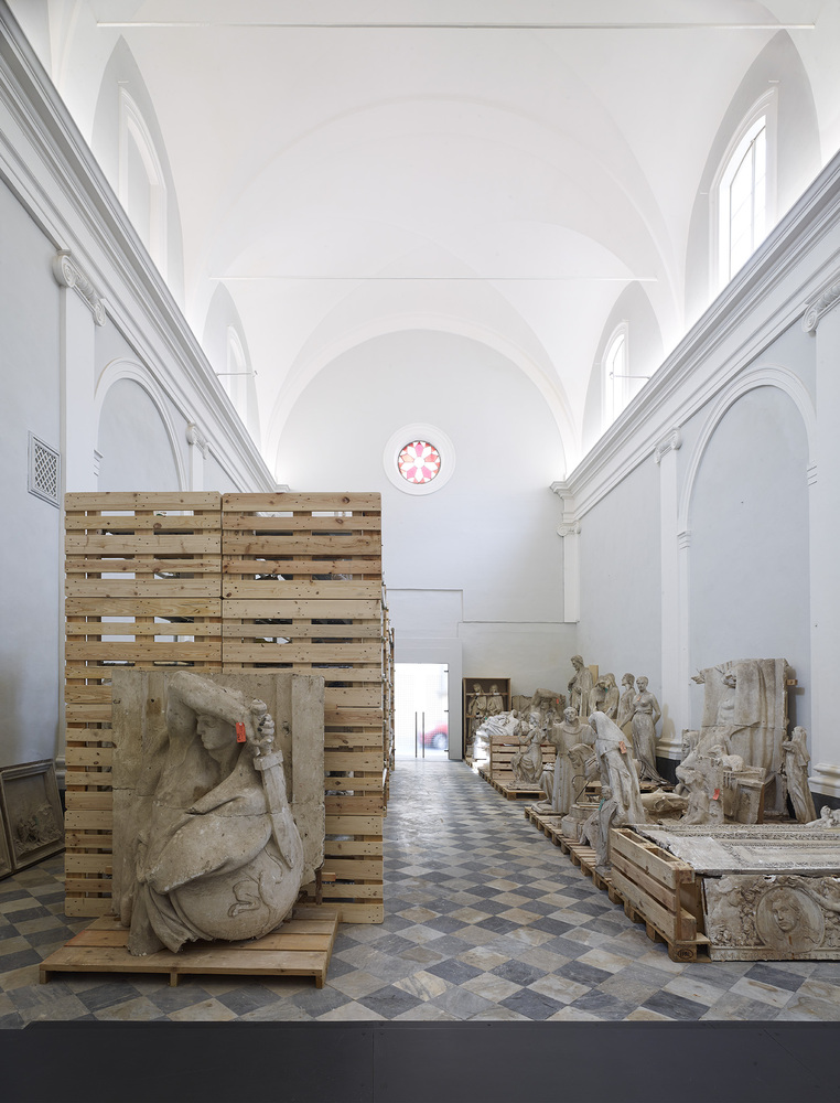 San Pellegrino Church Restoration and Outfitting of Plaster Deposits  MICROSCAPE architecture urban design AA-54