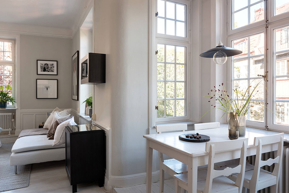 斯德哥尔摩小公寓 | 精致设计，大阳台与教堂美景-8