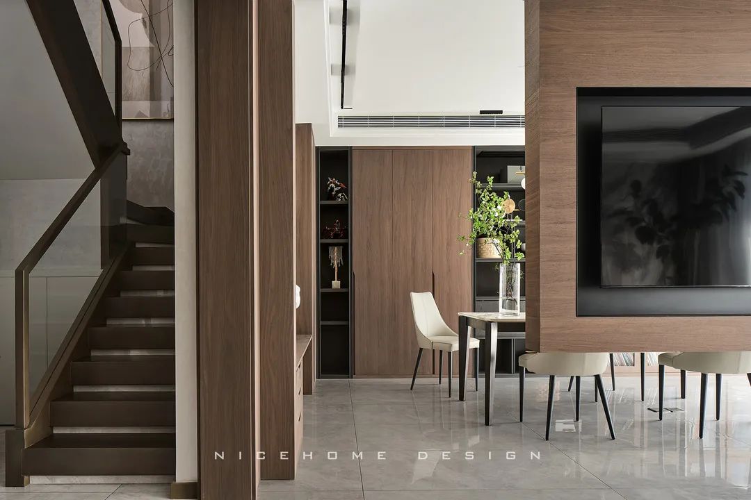 涌宁府现代简约复式住宅丨中国宁波丨浙江南鸿装饰-14