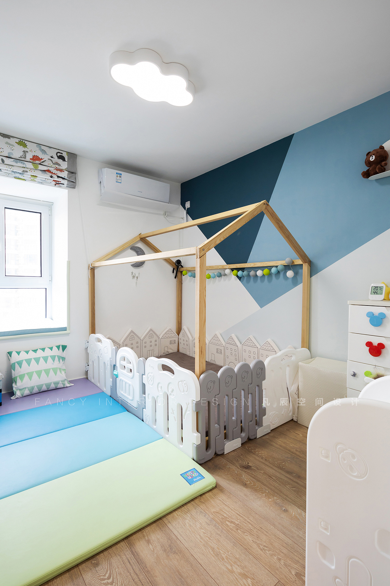 128 平北京现代家居，摩登撞色诠释辣妈生活-59