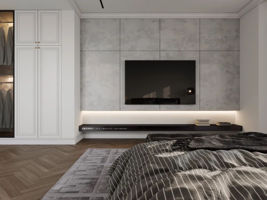 宁波凯旋门 200 平米现代简约家居设计-23