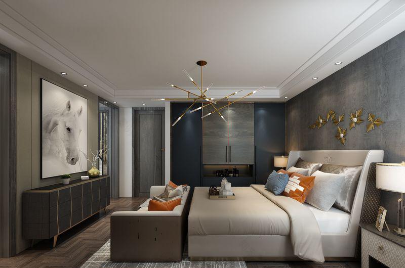 贵阳现代轻奢黑白灰别墅-55