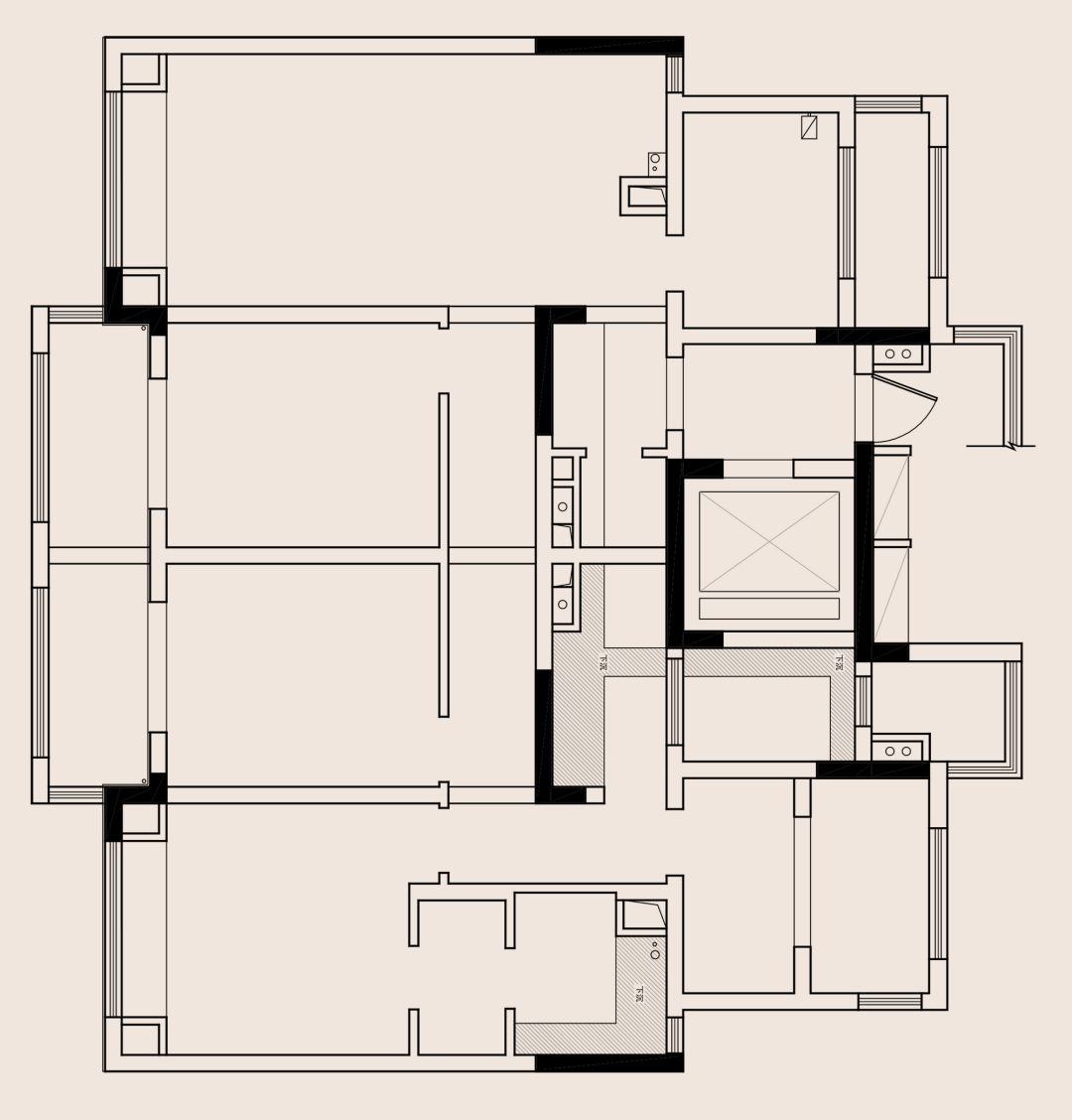143m²暖调原木居所，润 · 内敛于心而隐于室 | 壹石设计-61