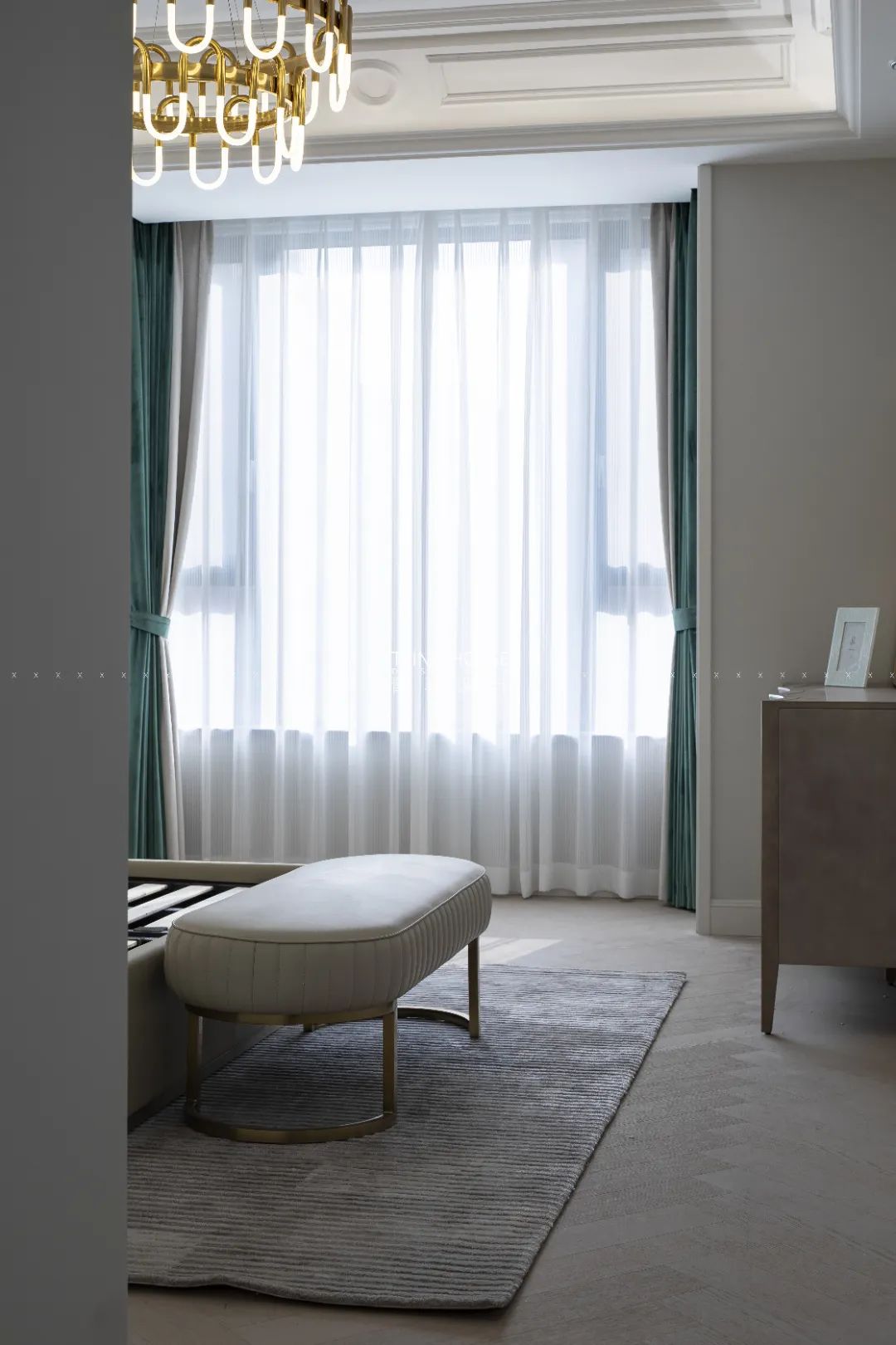 鼎鑫万和法式奢华大平层设计丨苏怡人,王清玉设计团队-59