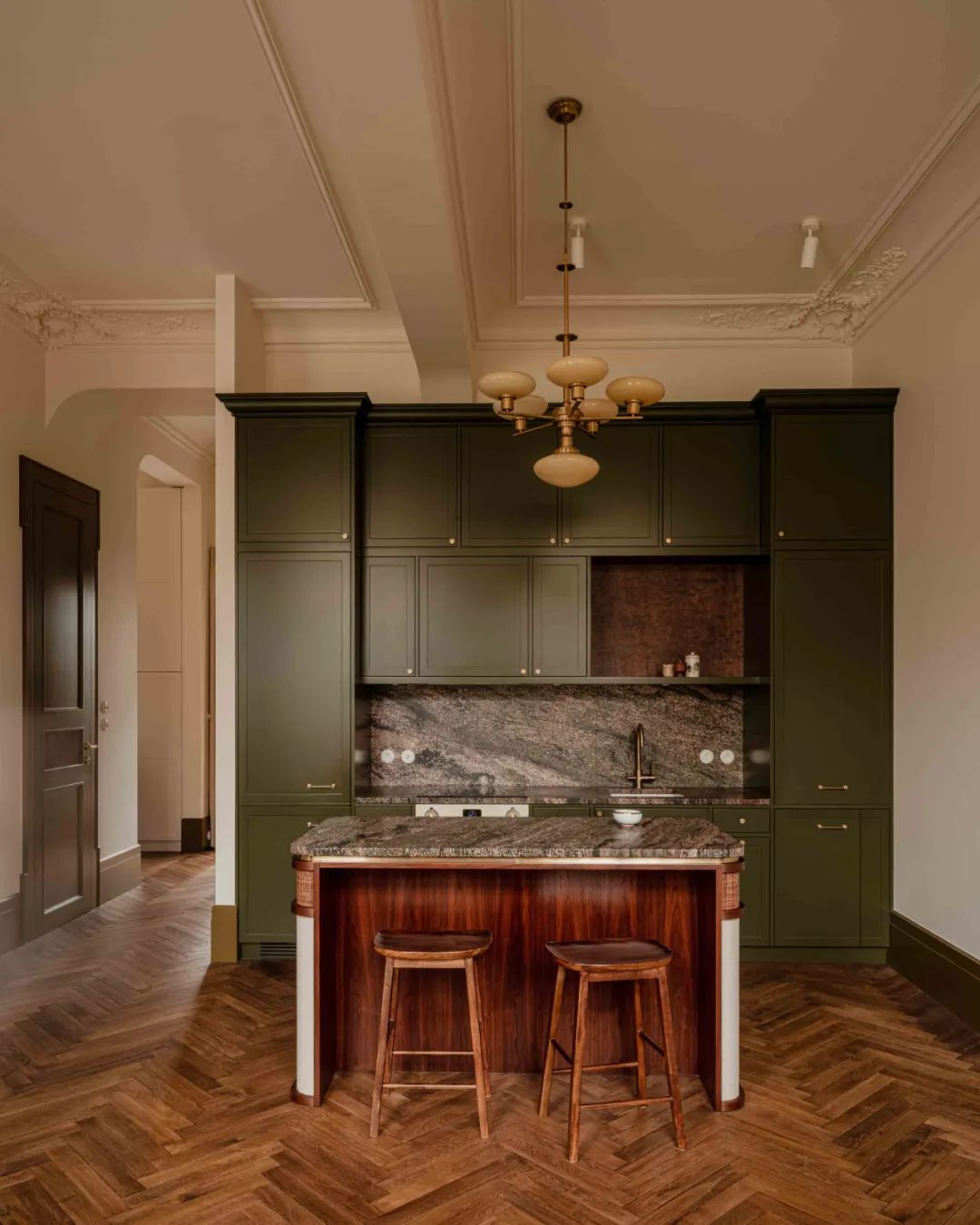 波兰复古公寓设计丨波兰华沙丨Natalia Stosio-30