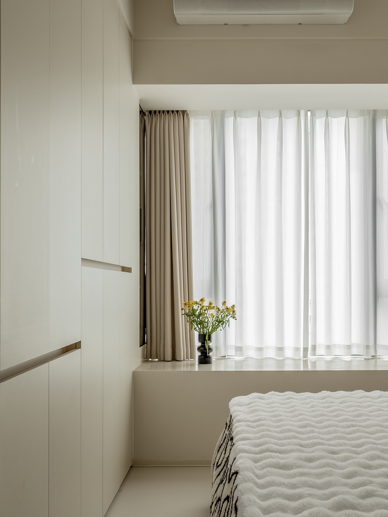 98㎡三房格局，动线重塑×收纳整合×简约奶油风-53