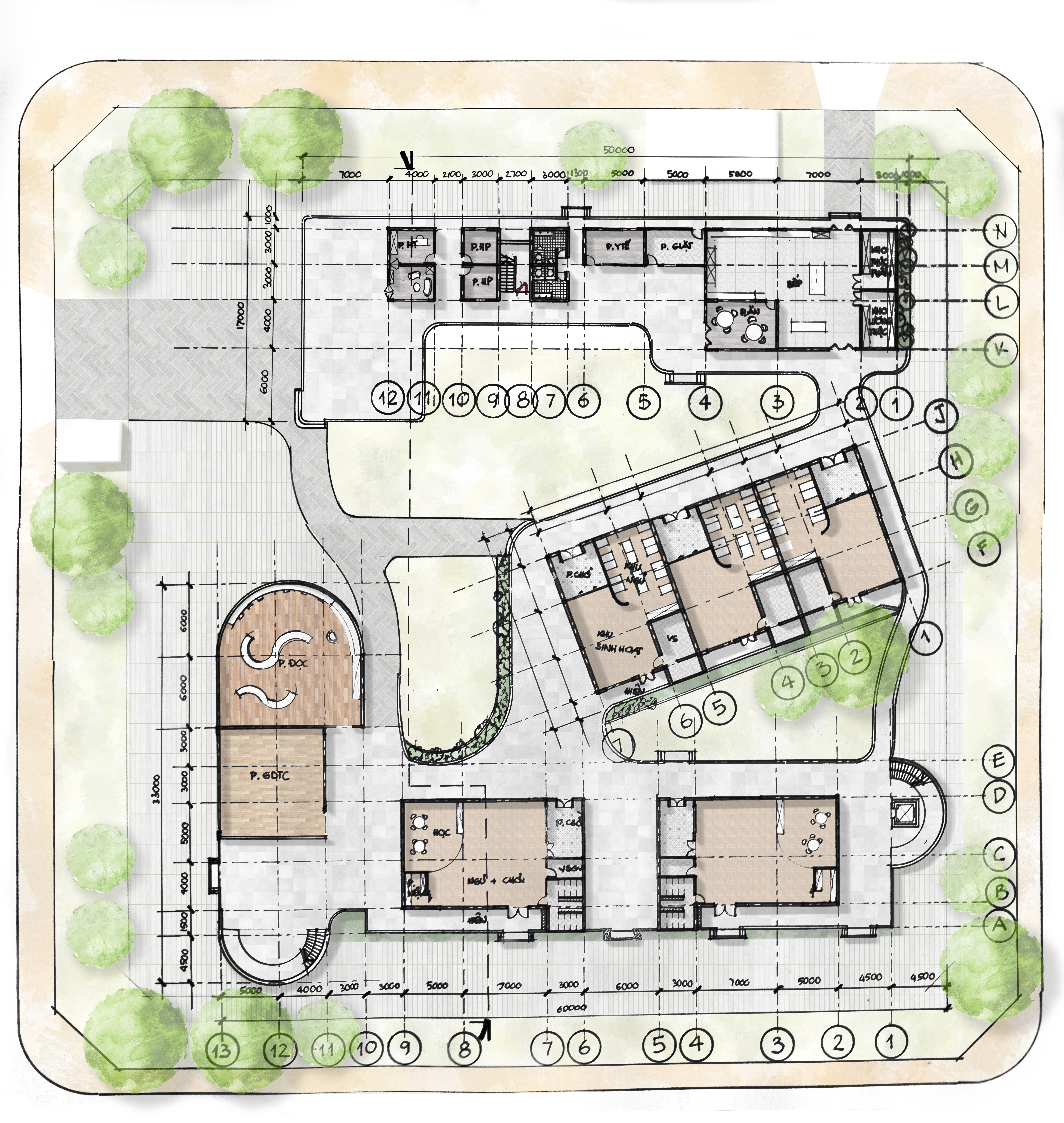 景观 文化公园规划及公共 示范学校设计项目-8