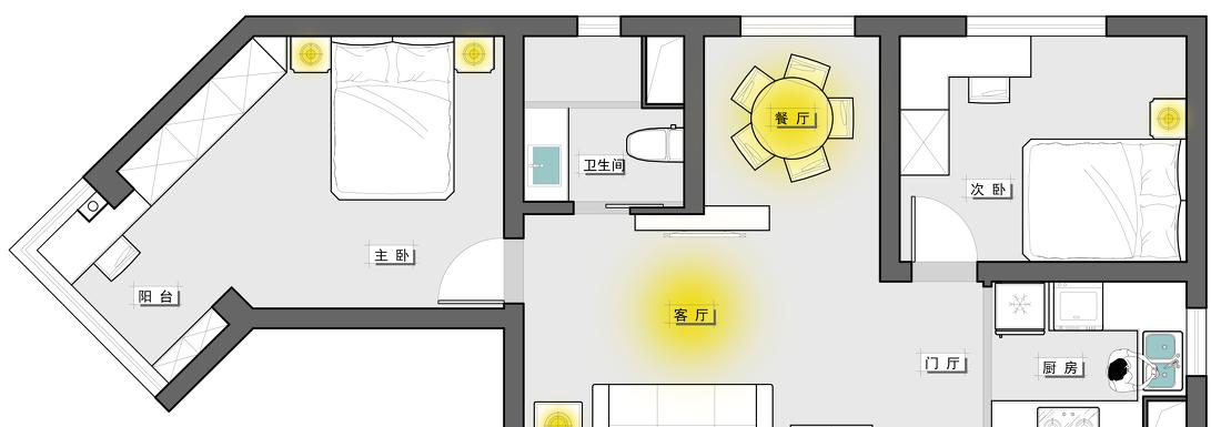 简约素雅,功能齐全的家居空间设计-0