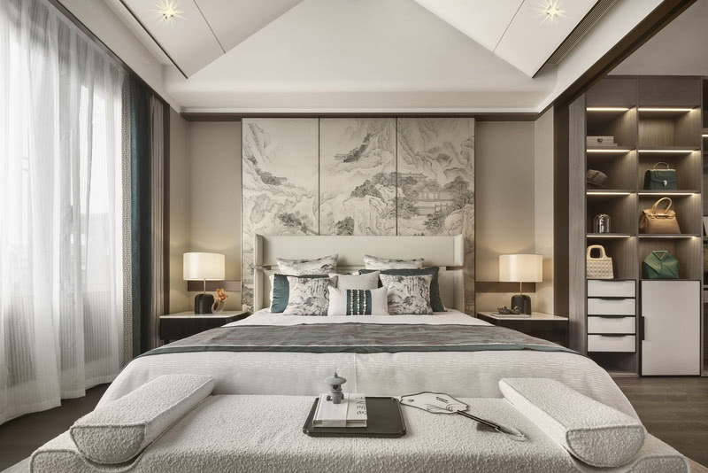 泰州金通绿城·桃李春风别墅新东方艺术软装丨中国泰州丨深圳市伊派室内设计有限公司-30