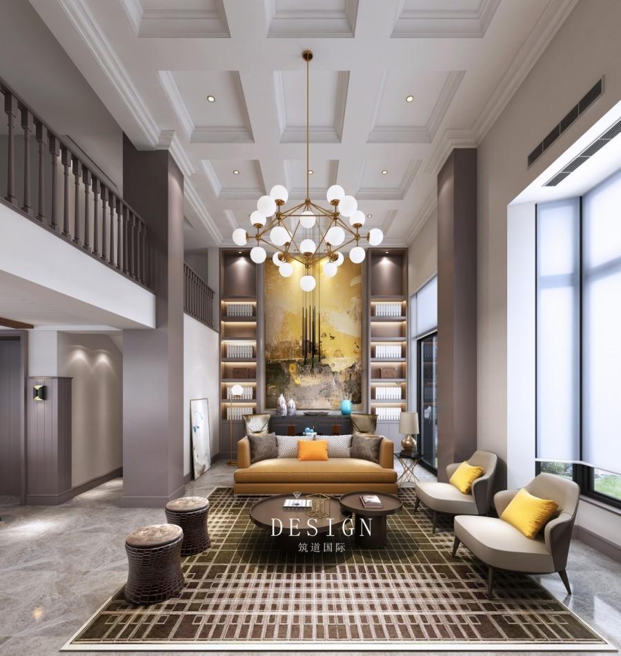 筑道设计 | 美式轻奢演绎,温馨奢华空间-2