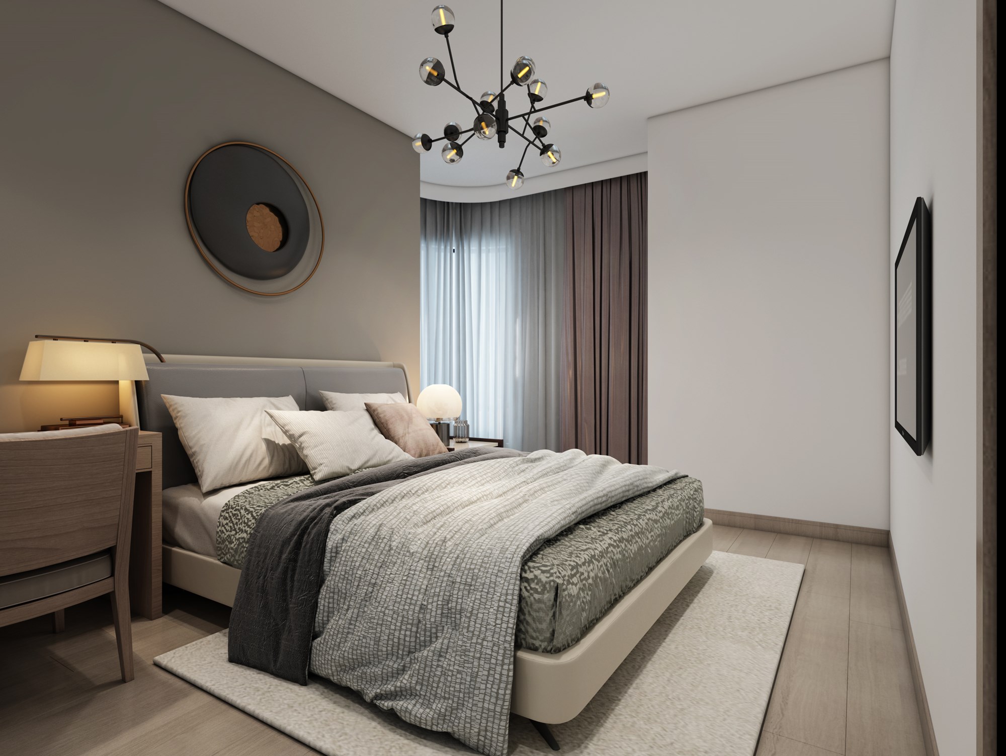 简约自然,质感空间·台式风格家居设计案例-3