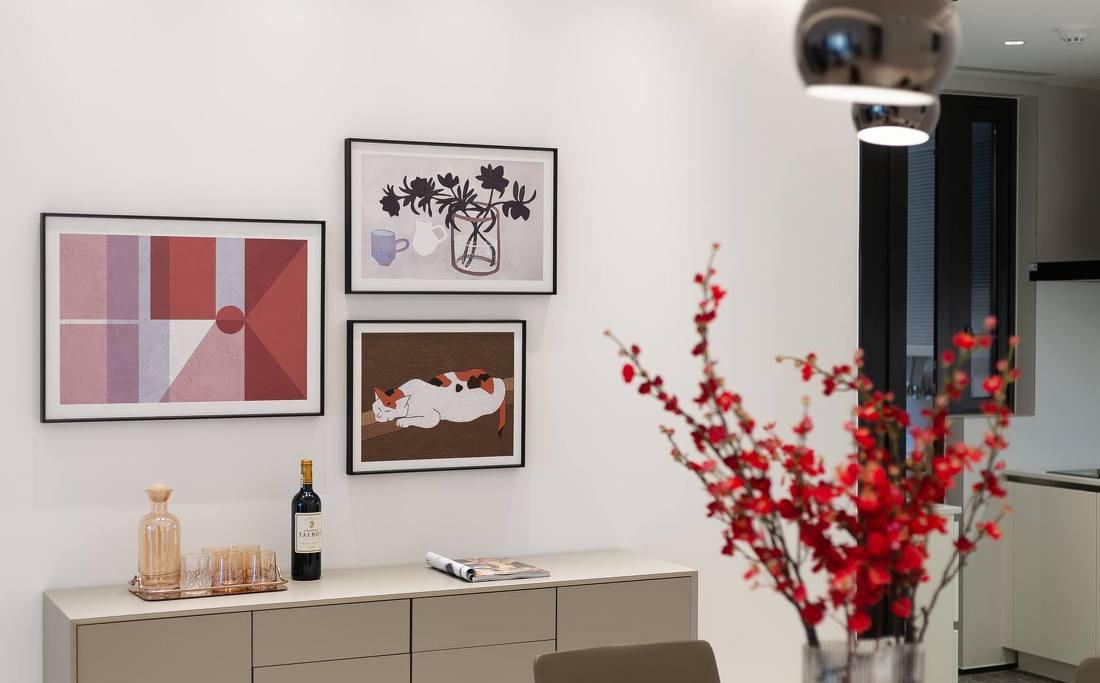 北欧风大平层注入活力色彩，展现高级美感-6