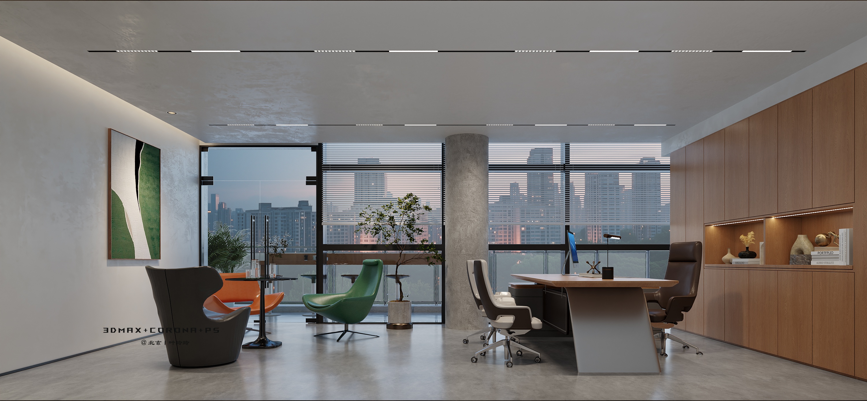 办公室设计丨以自然吸引感官-7