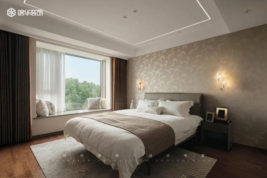南京香格里拉东苑现代轻奢风格装修丨中国南京丨锦华装饰-44