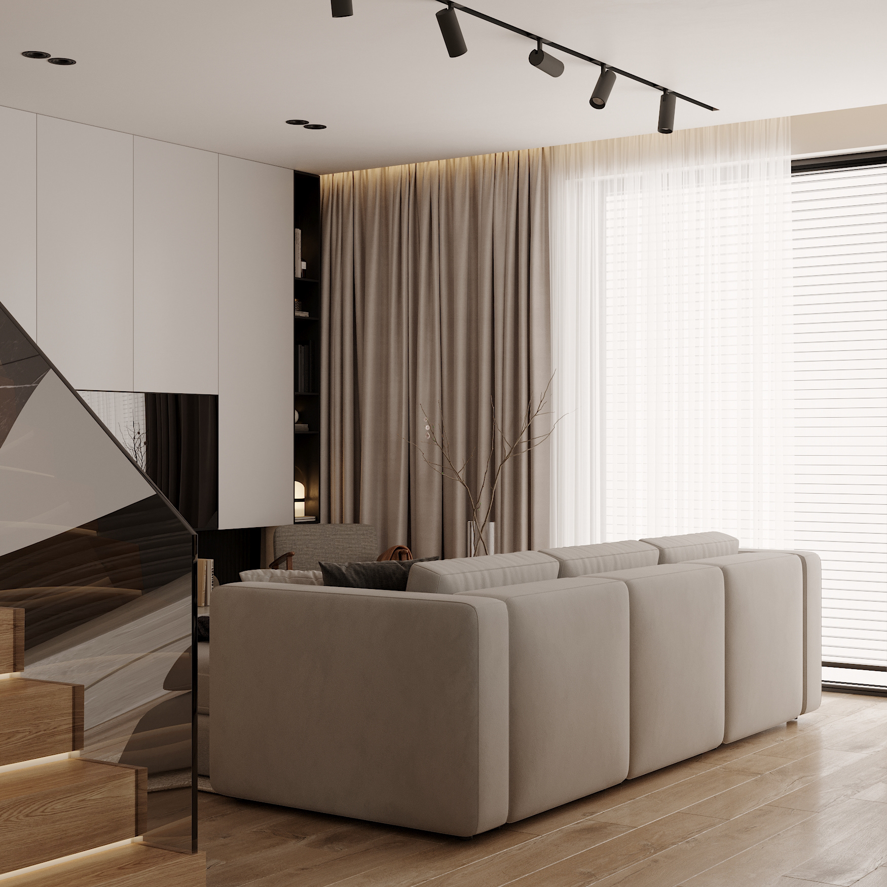 波兰某镇房屋室内设计丨Pavlo Pertryha,Lesia Kinash-13