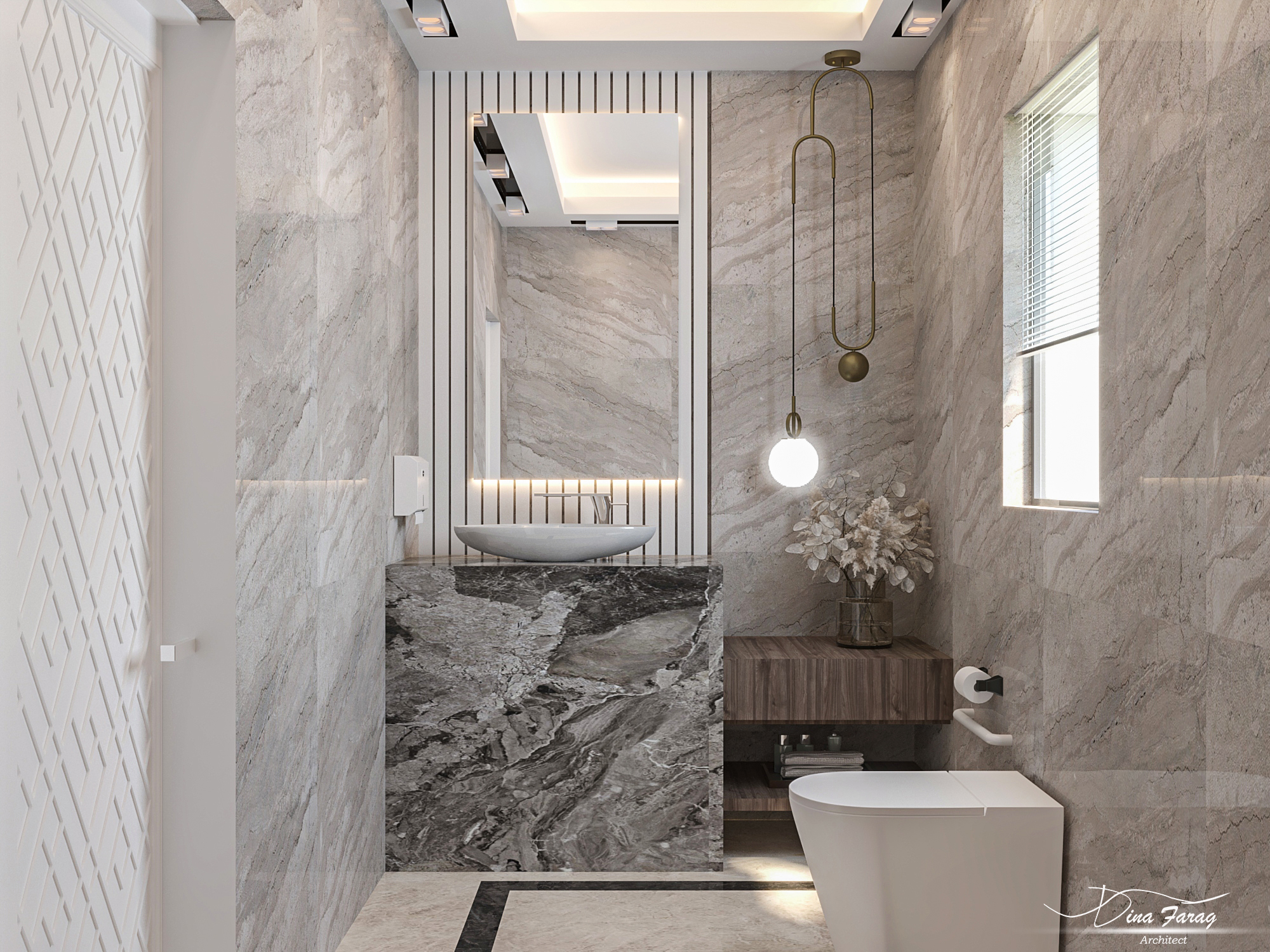 私人别墅丨也门丨DINA FARAG-32