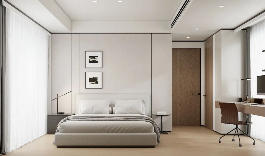 深圳盛合天宸 100㎡极简精装改造丨中国深圳-36