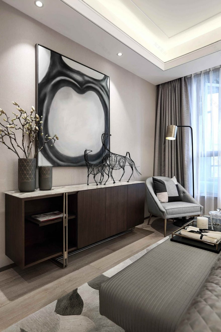 216㎡成都华润金悦湾悦府H精装样板房 开戊空间设计-18