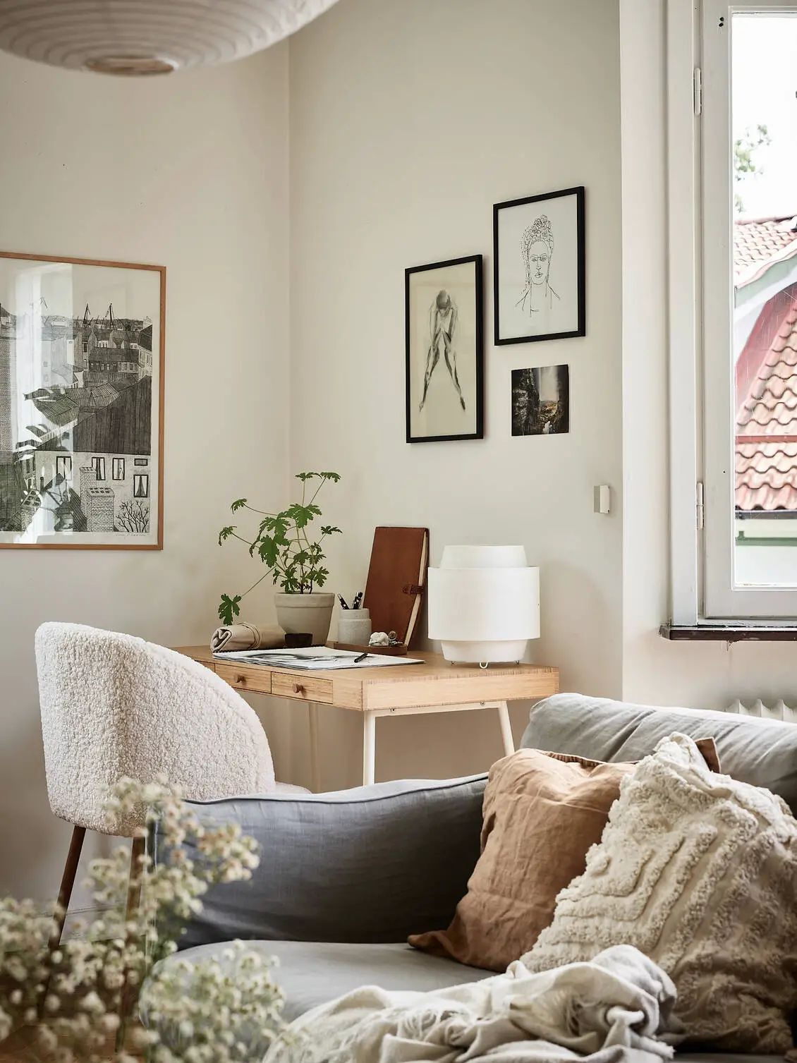 40 年代哥德堡公寓的优雅斯堪的纳维亚设计-3