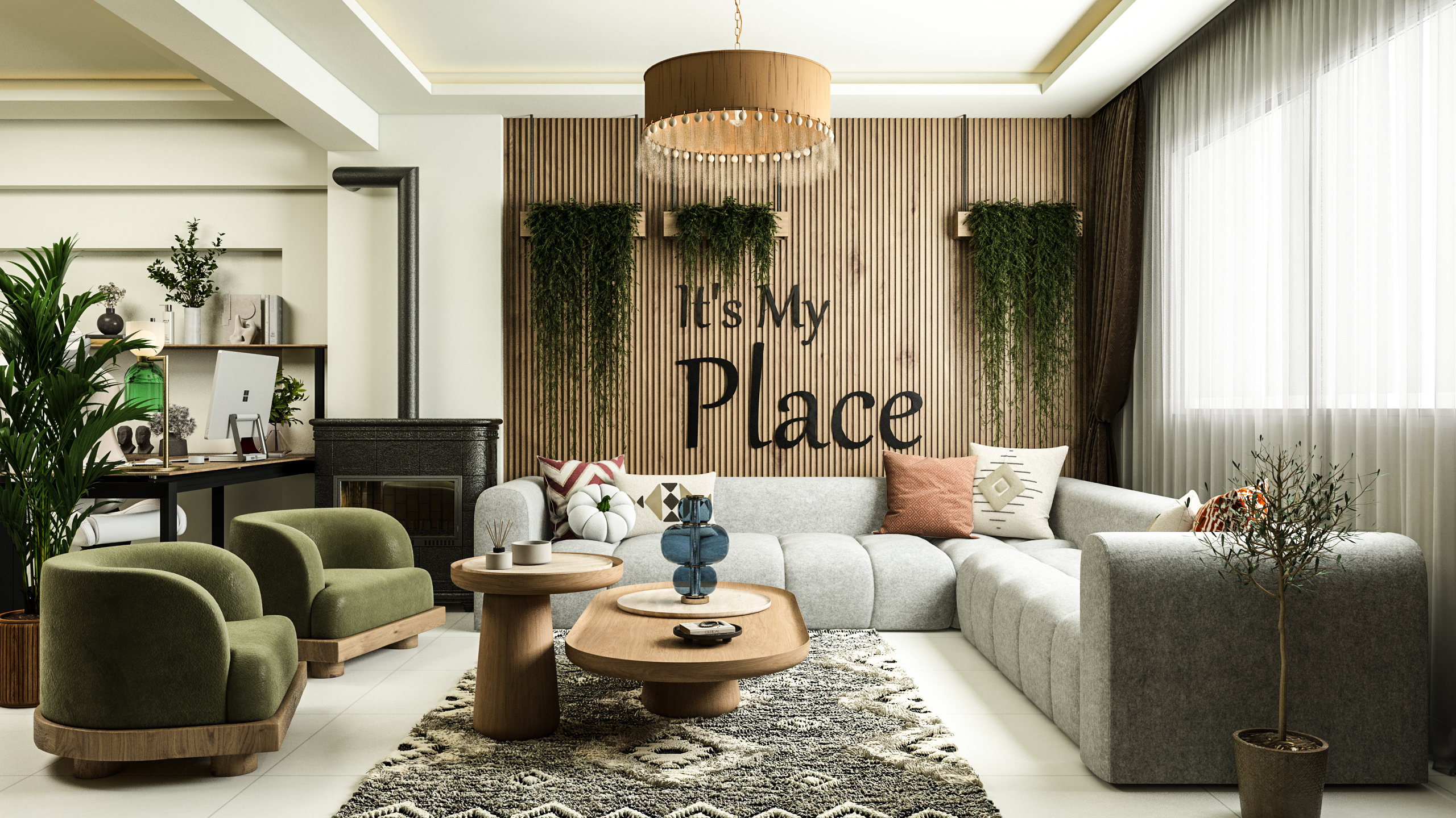 Nordic Style Living（北欧风格生活空间）丨叙利亚大马士革丨Amer Bazna Designs-2