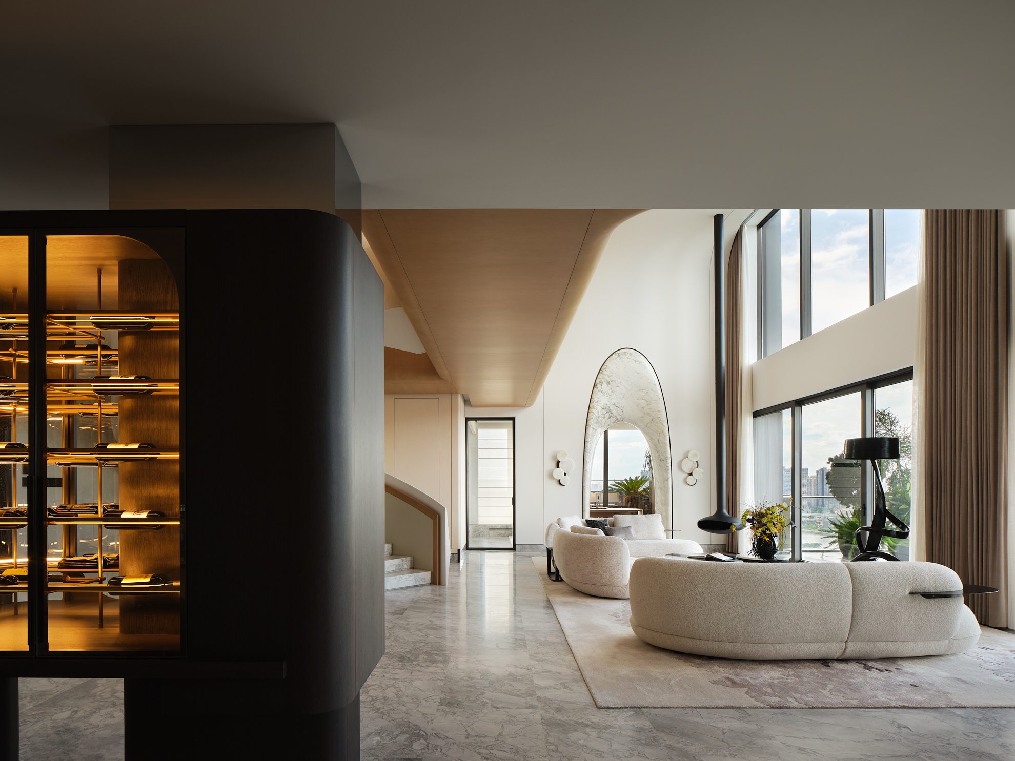 霍英东集团南天名苑复式丨中国广州丨硬装WJID维几设计,软装OPS观致设计-9