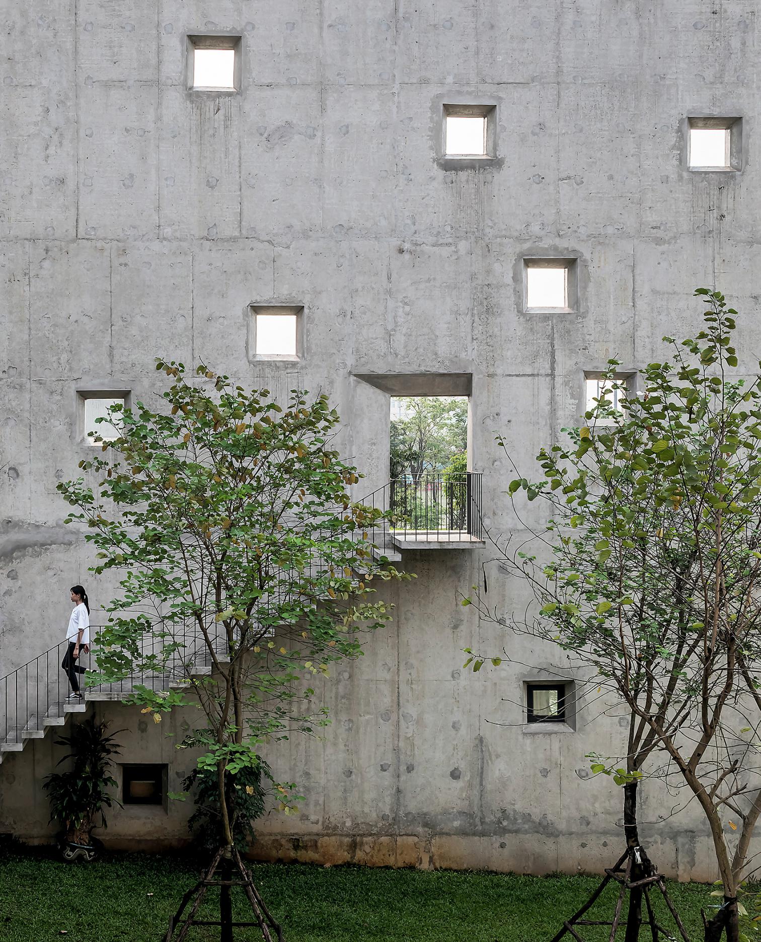 越南 Viettel 集团 Thach That 总部大楼——宁静与雕塑感并存的办公空间-16