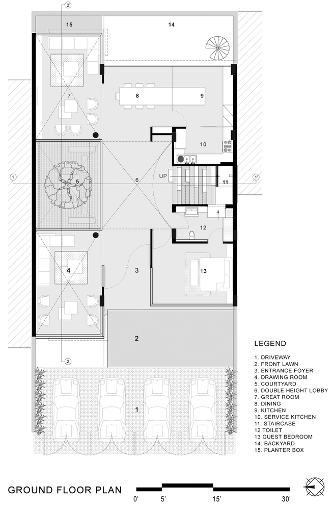 印度家庭住宅的公共与私密空间平衡-34