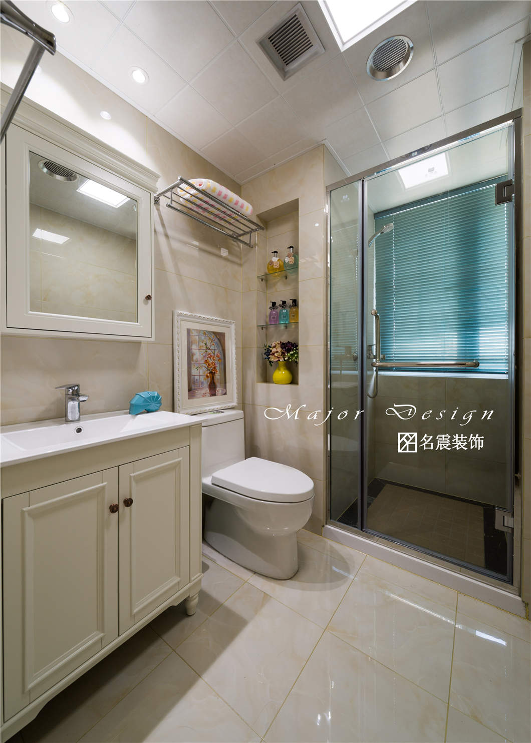 新洲花苑 130㎡美式混搭家居，自由浪漫的生活空间-28