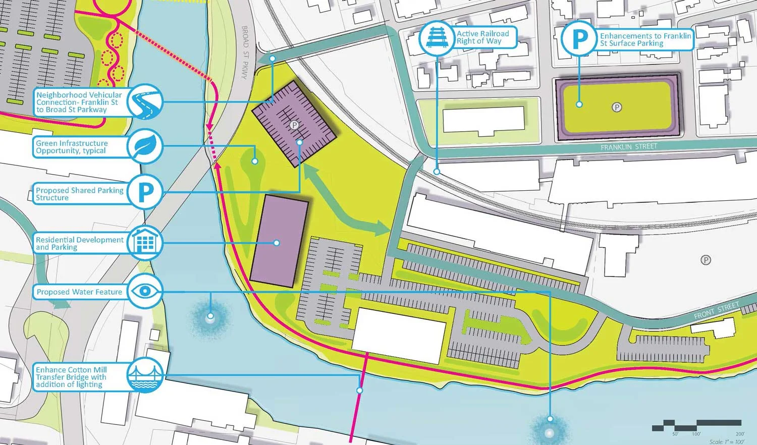 纳舒厄市中心河滨规划丨United StatesNashua-23