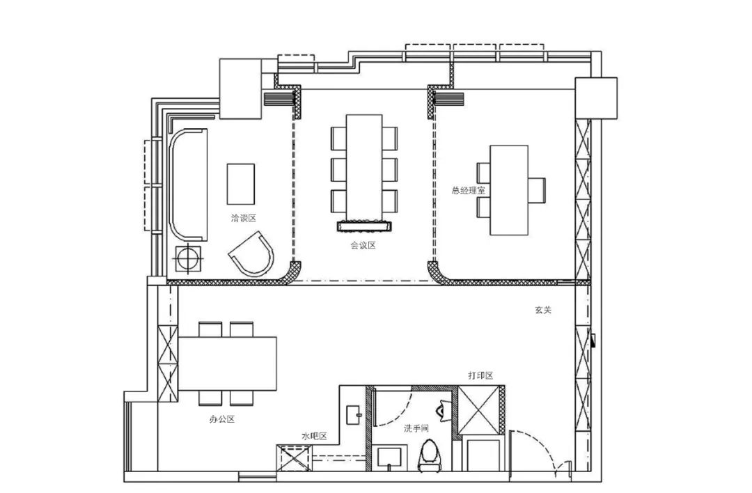 自然光下的舒适办公空间-7