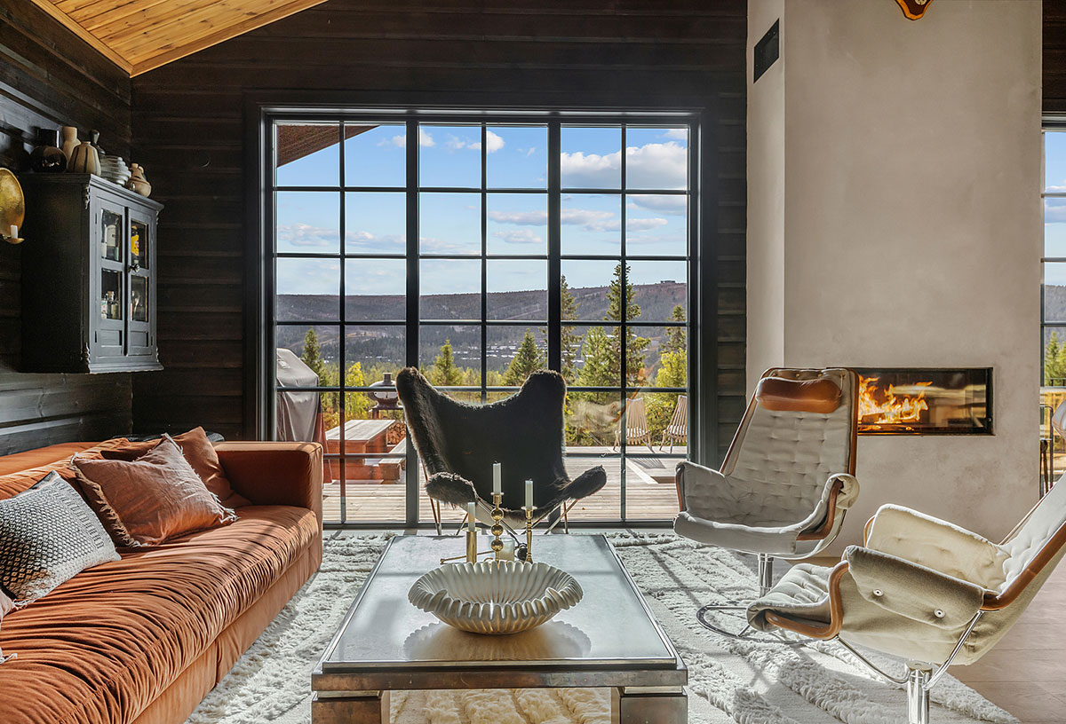 瑞典时尚对比风格小木屋设计-1