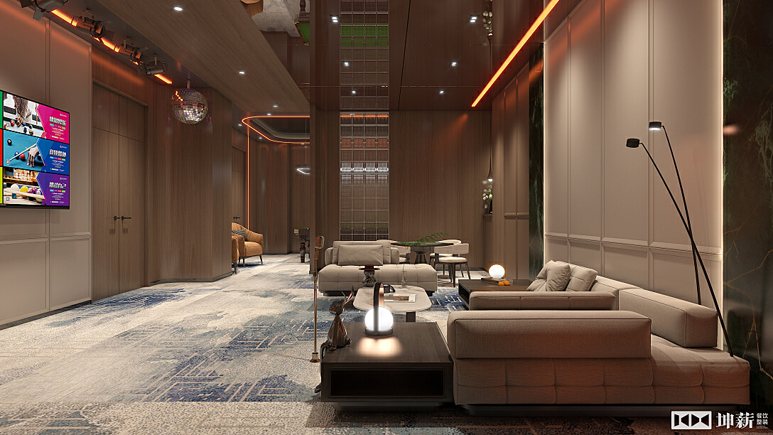 ZZ CLUB 台球室丨中国北京丨坤薪整装-20