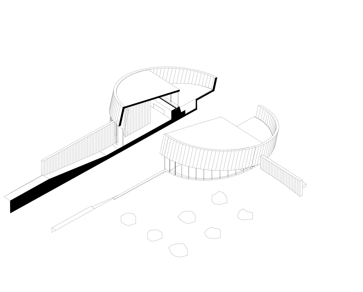 智利森林中的 Moholy 冥想空间丨José Peña-44