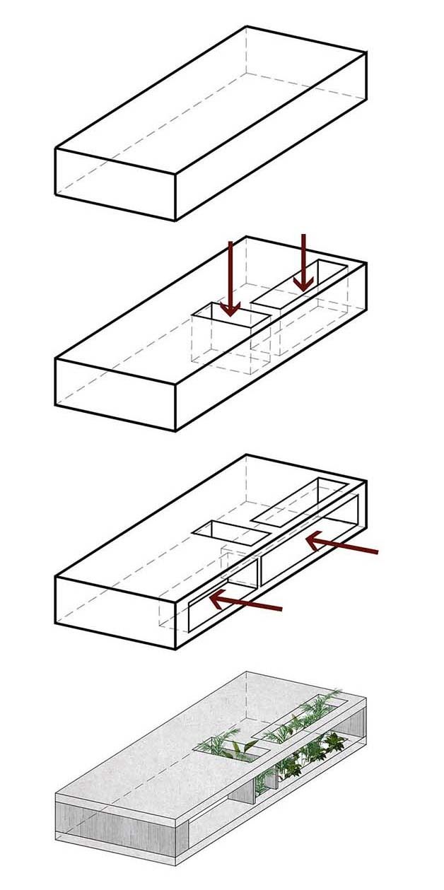 阿根廷查卡 93 号住宅 | 混凝土与木炭色遮阳篷的简约魅力-33