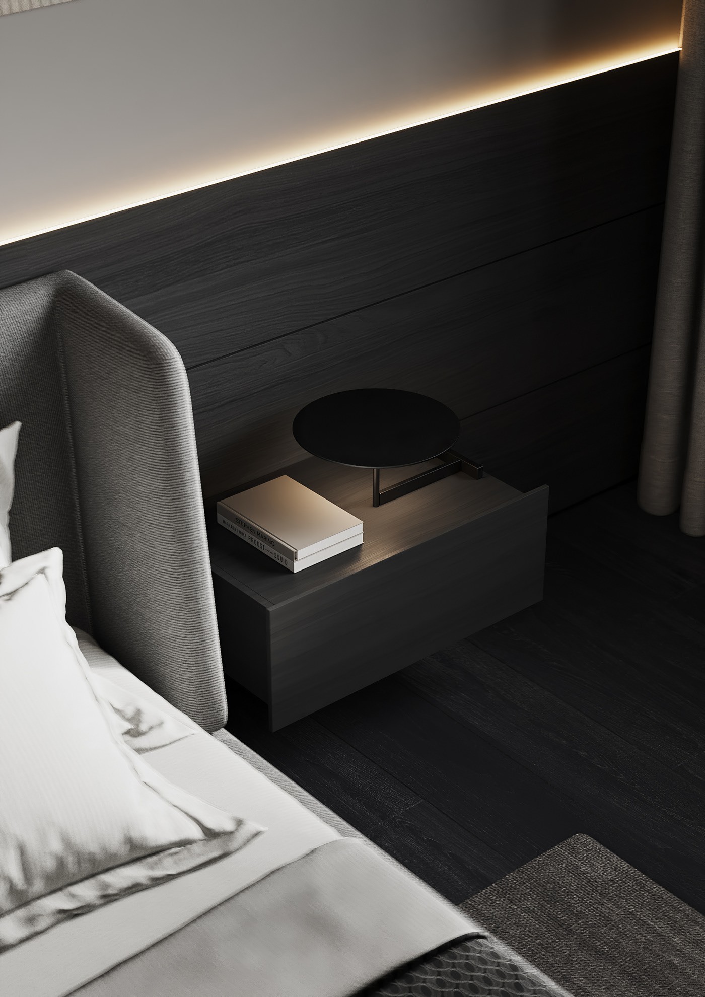 130㎡中性色系住宅设计 超精致！-8