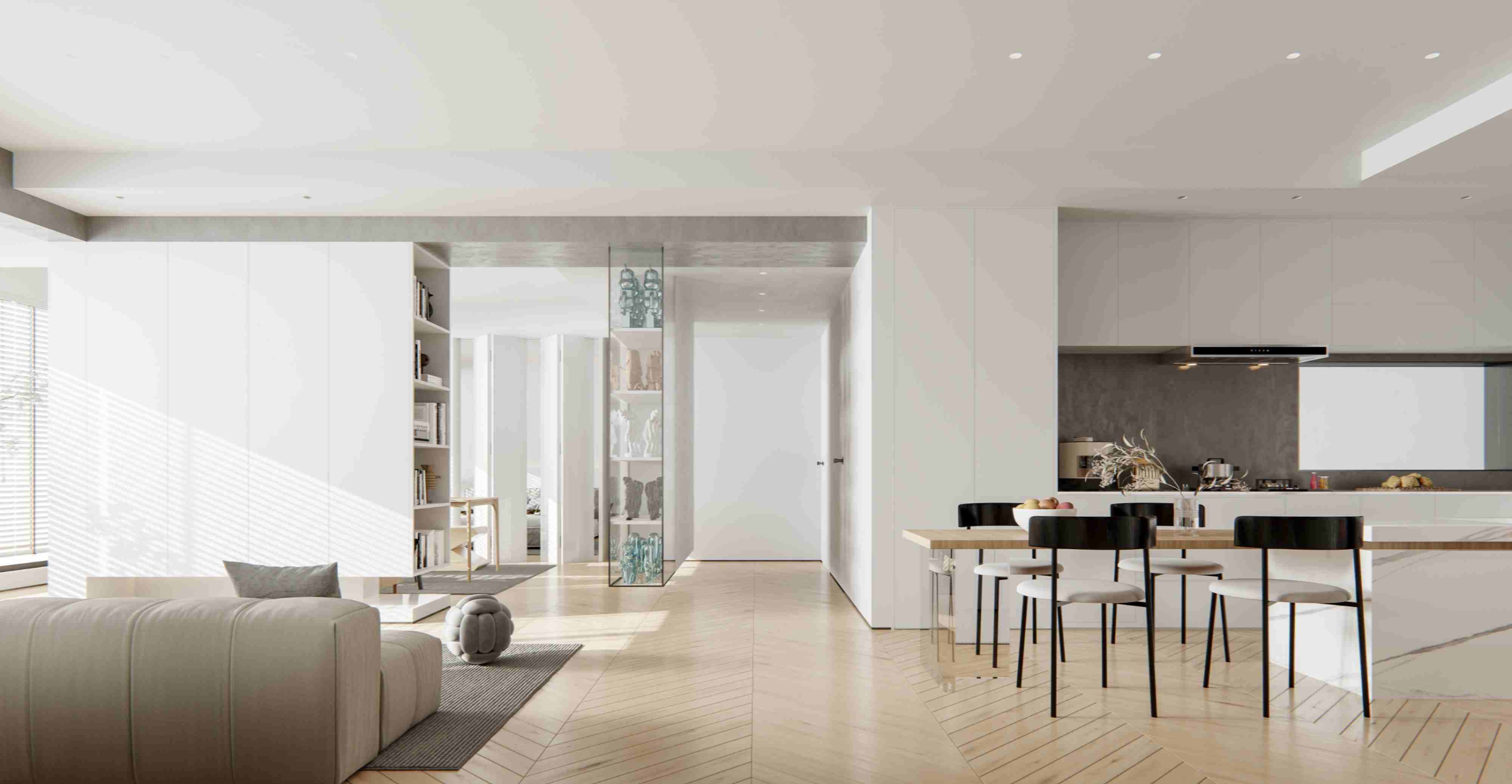 现代极简，宁静的高级                     -1