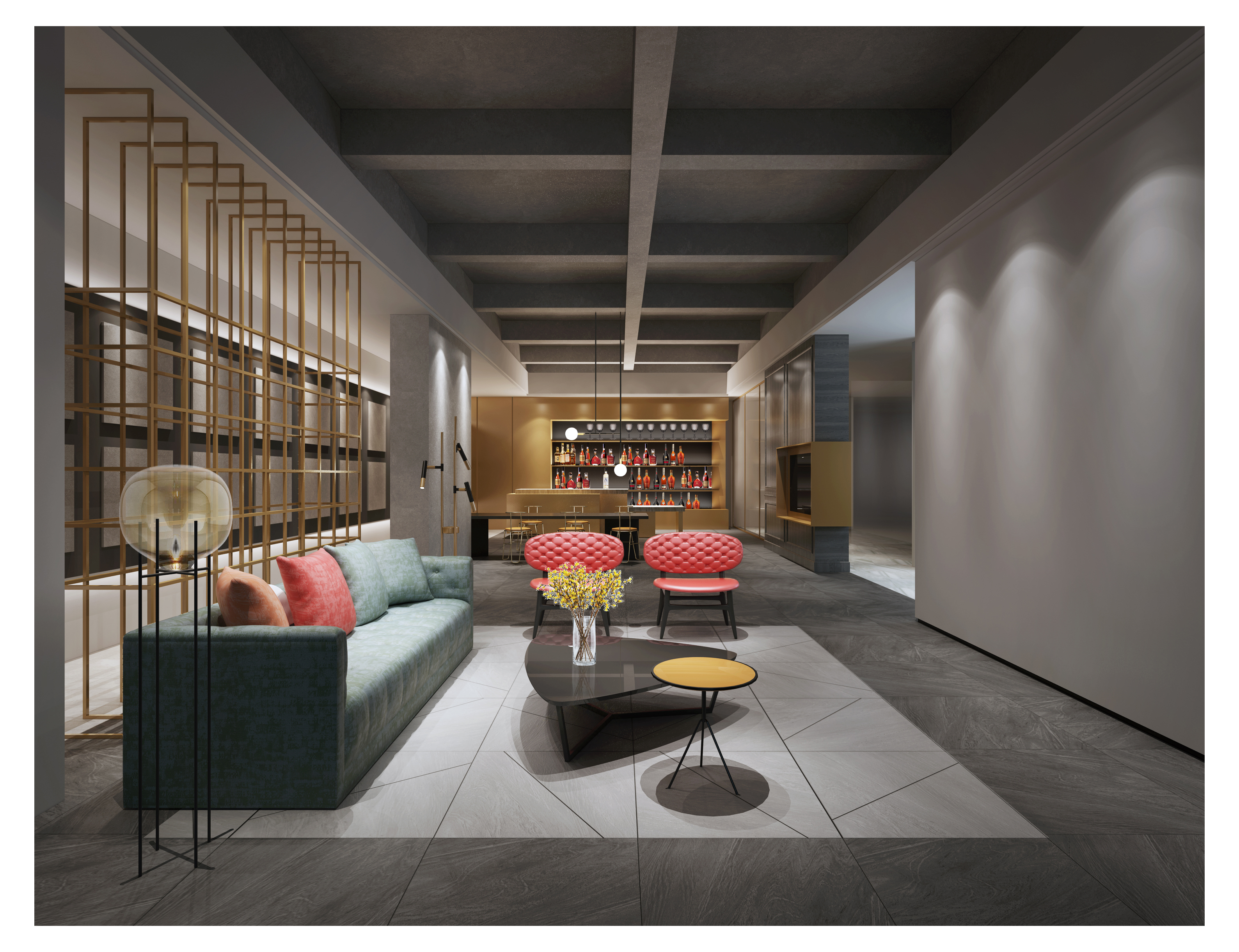 佛山宾利陶瓷展厅 | 现代简约设计展现品牌魅力-4