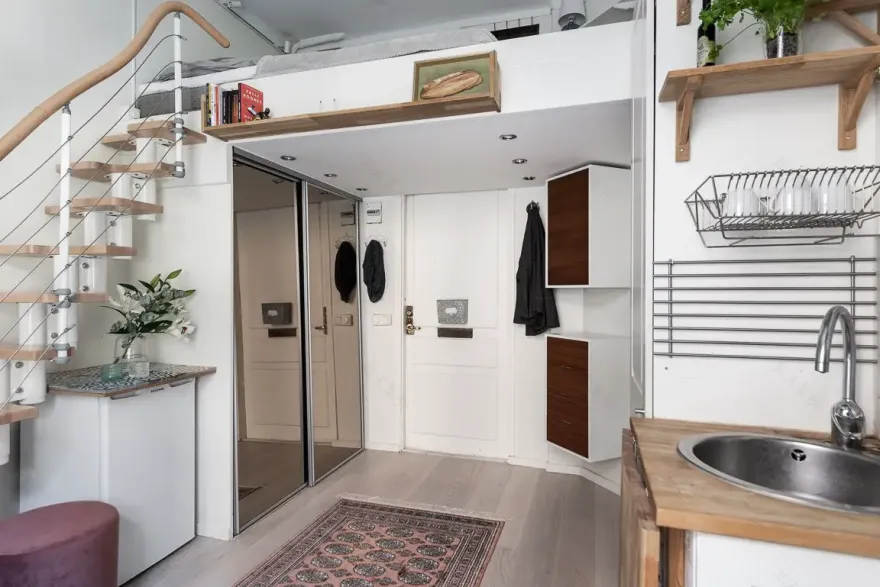 16 平米完美小窝,麻雀虽小五脏俱全-3