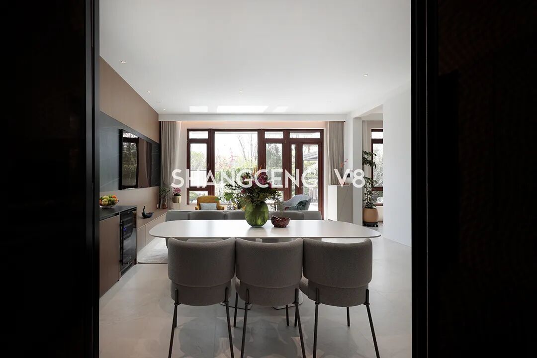 尚层V8实景|480㎡现代别墅，打破传统居住边界，聚焦空间，关联自然-31