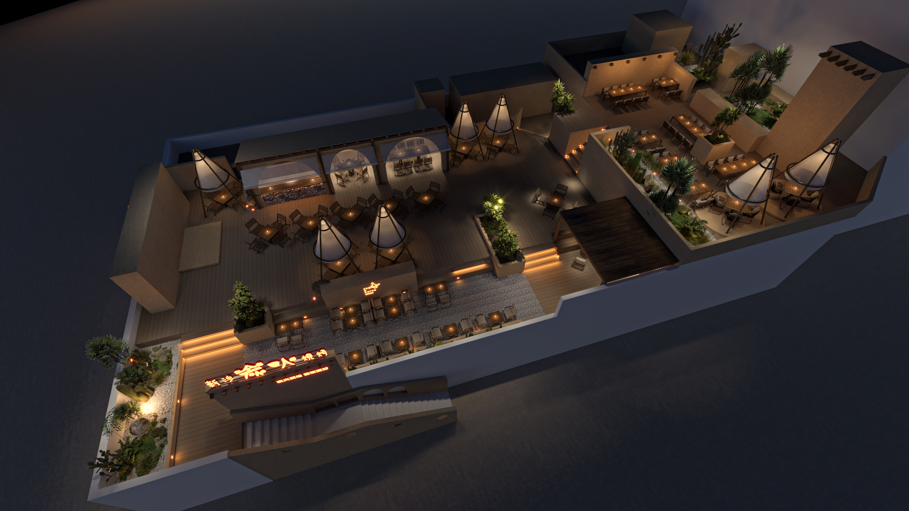 露天营地烧烤店新沙烧烤-5