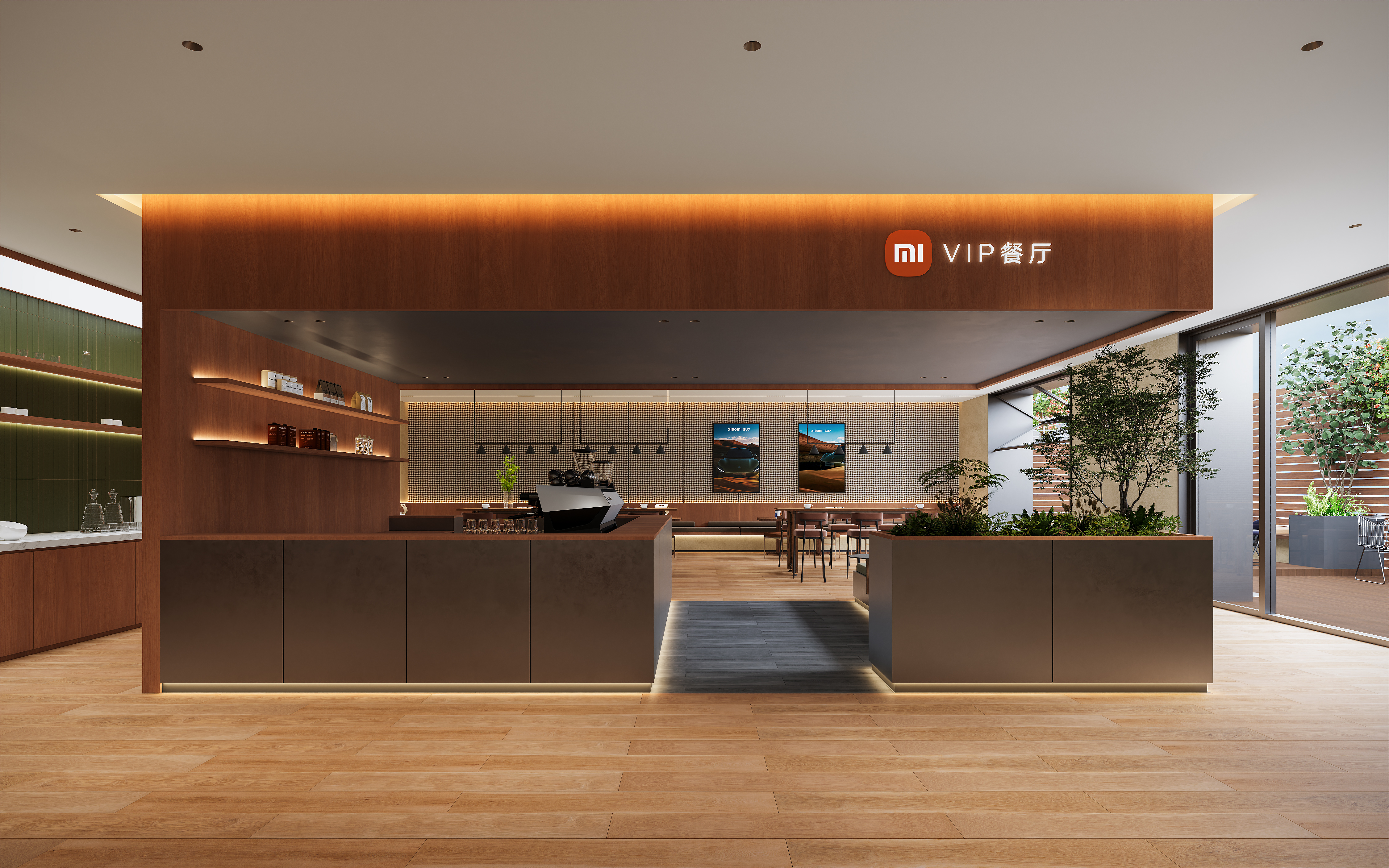 自助餐厅 效果图表现-0