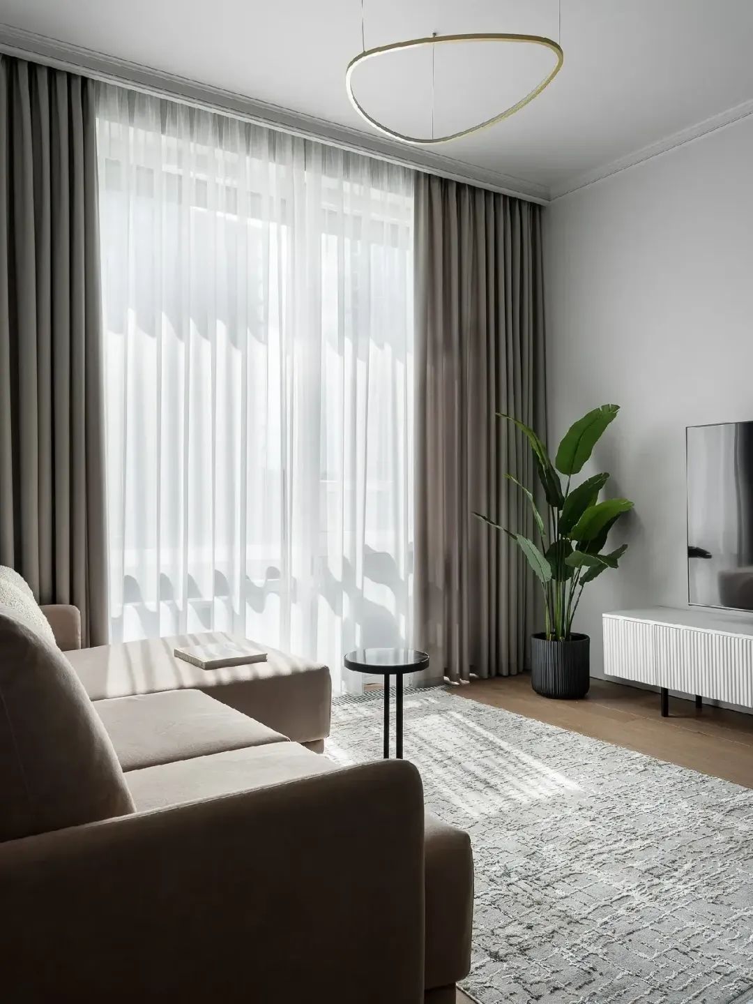 45㎡一居室公寓设计丨Yulia Sergeeva-3