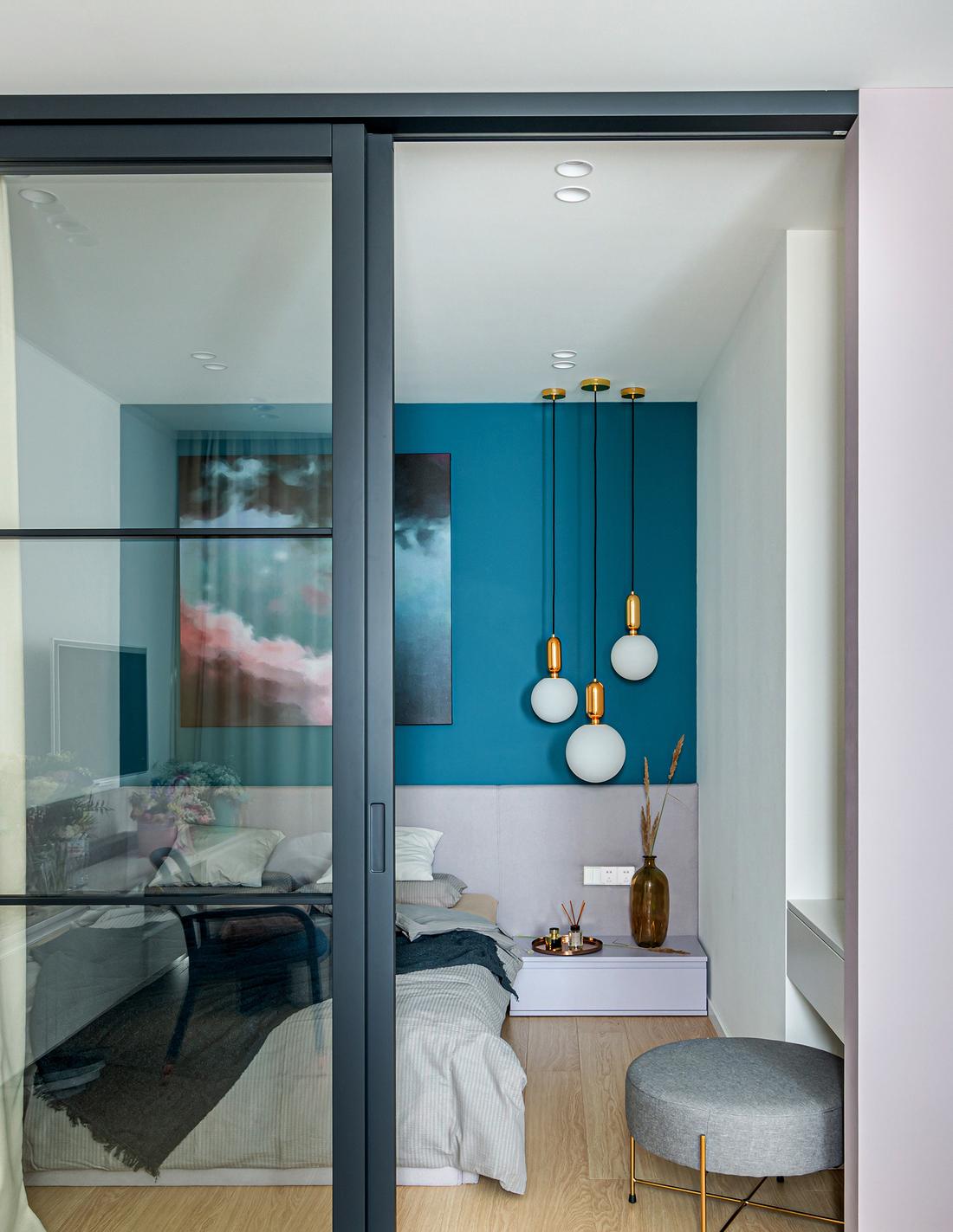 50平米粉红色她与宠物猫的家-24