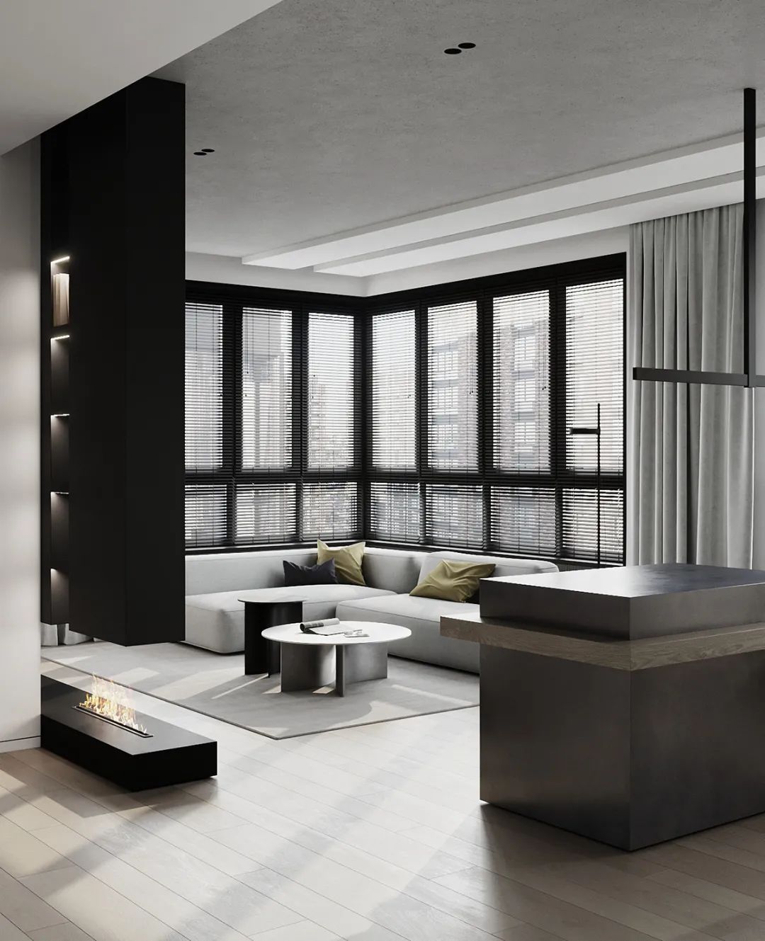 97㎡现代简奢公寓-8