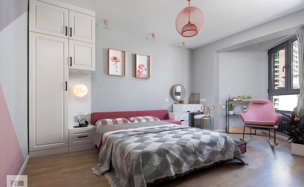 马卡龙色系的甜蜜空间-45