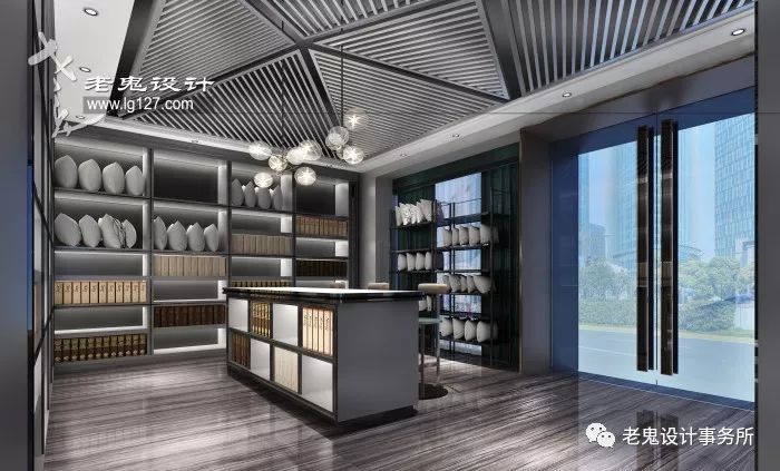 老鬼设计案例|西格布艺展厅设计！-9
